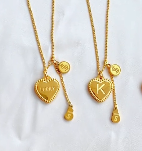Luck Letter Initial Alphabet Necklace β Stainless Steel Jewelry for Women