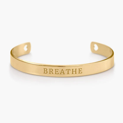 Engraved Name Heart Bangle