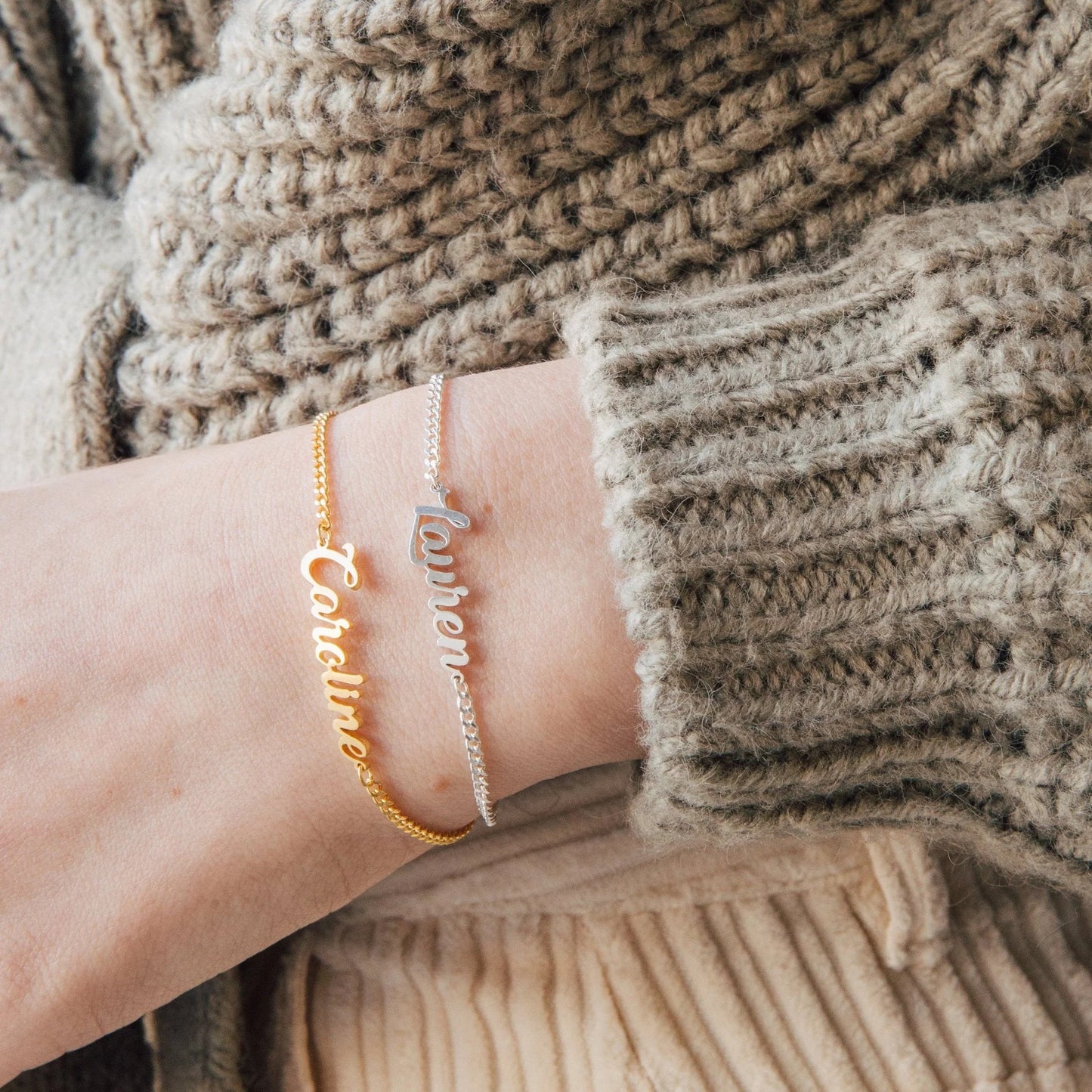 Gold Plated Customize Name Ladybirds Curb Bracelet
