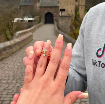 Initial Zirconic Alphabet Ring – Personalized Jewelry